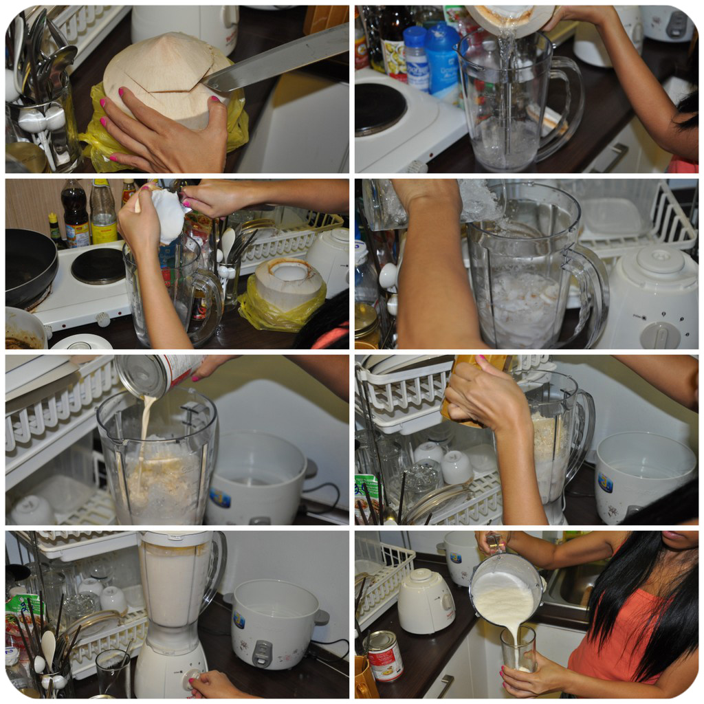 How to make a coconut smoothie