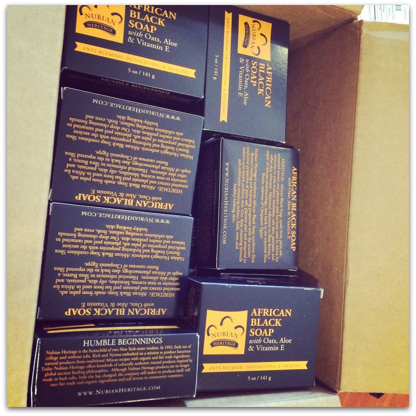 I like nubian black soap this much.