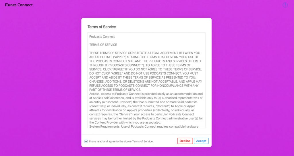 Add Podcast to iTunes - Step 2